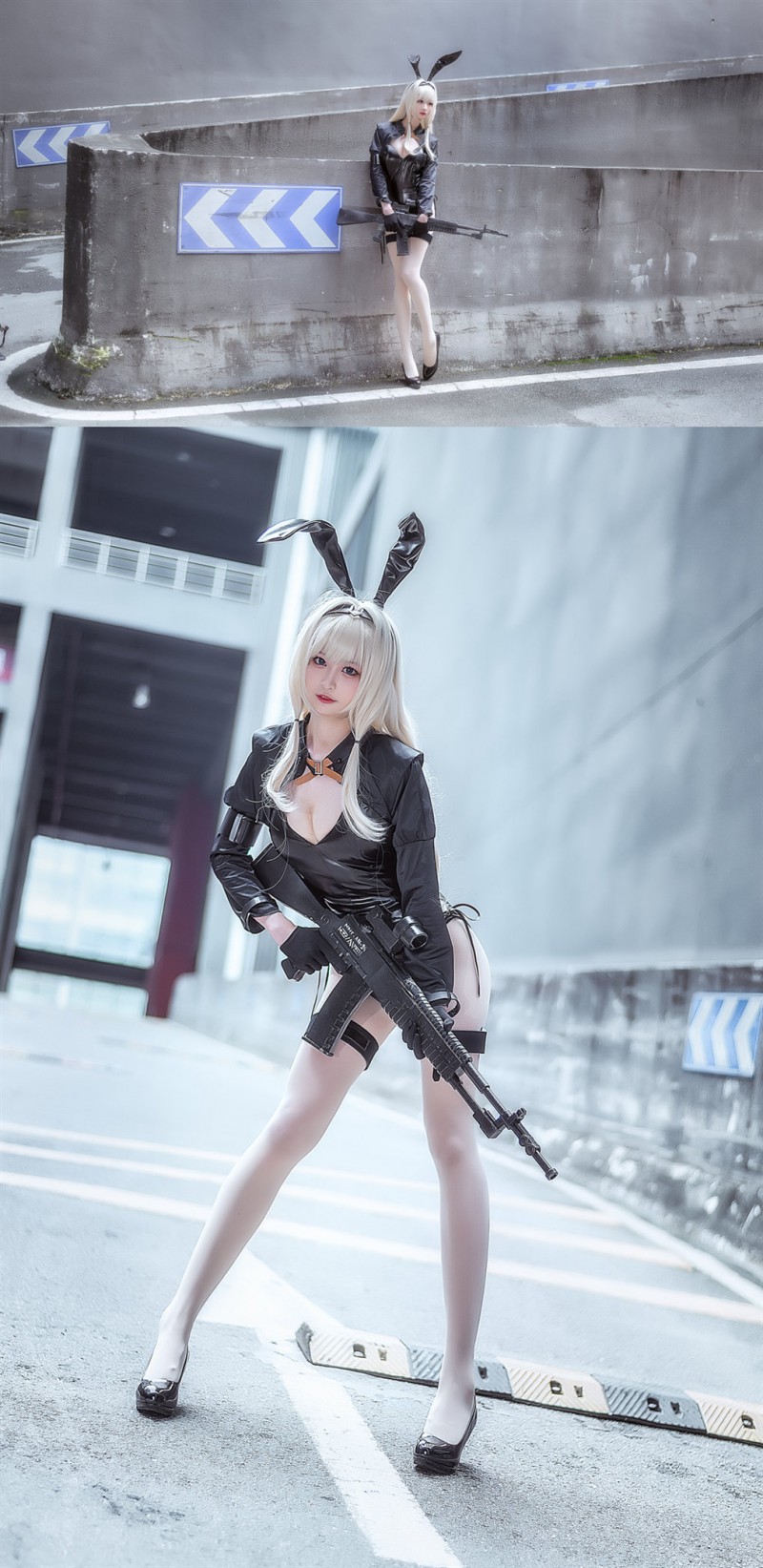 少女前线Cosplay，妹子又白又好看