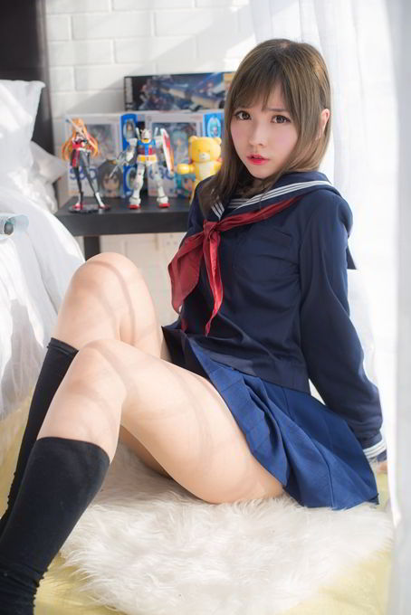 甜萌Coser《BaoBao》神秘面纱公开，绝赞Body尬美胸正出新滋味！