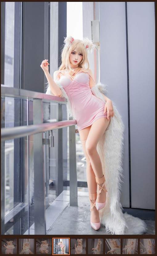 兽耳狂热《性感妹子只是简言》英雄联盟cosplay元气满点?