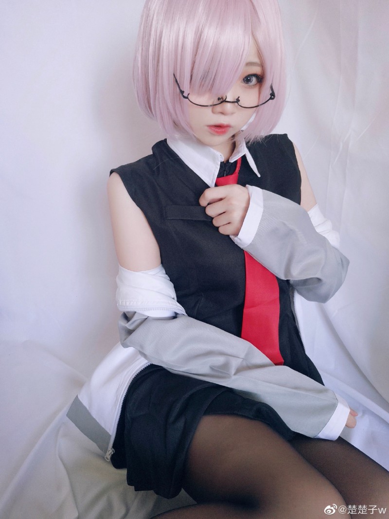 b站主播@楚楚子w，鬼灭之刃cosplay