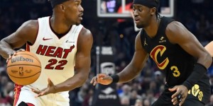 迈博体育 巴特勒30分阿伦25+20 罗齐尔24分热火险胜骑士
