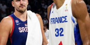 Nikola Jokic 智取 Victor Wembanyama！全能表现率塞尔维亚险胜法国