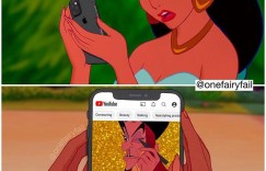 幽默恶搞《信息时代下的迪士尼角色》爱丽儿变身抖音网红？！