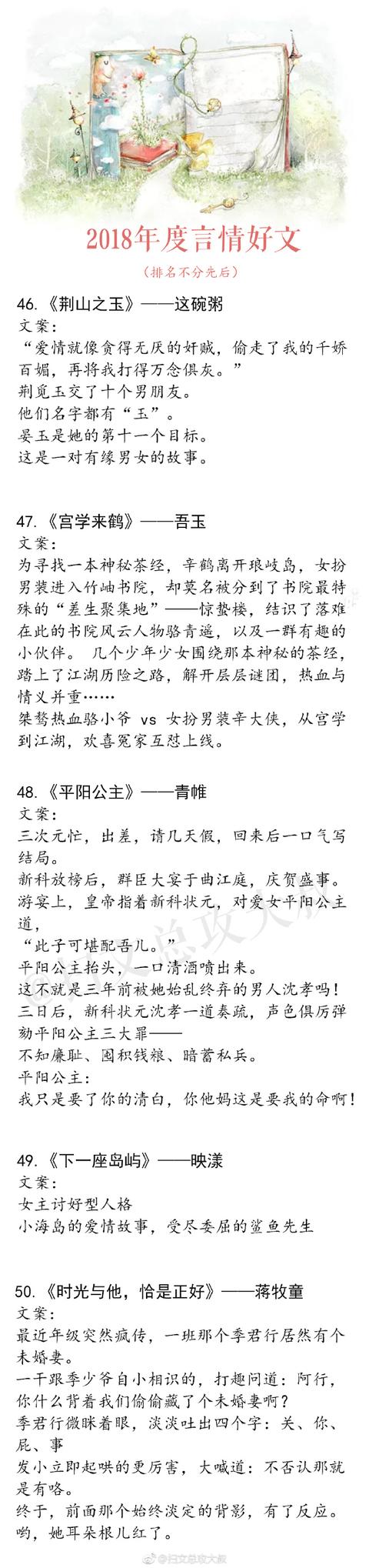 小说推荐 强烈推荐!2018年你绝对不能错过的口碑小说合集,书荒的朋友收藏