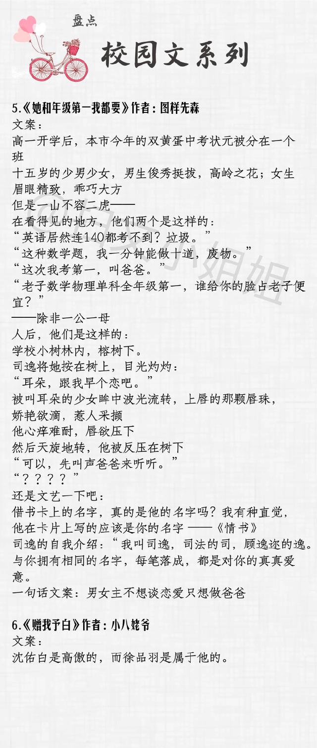 校园小说 超强盘点!一大波高人气的校园甜文来袭,每一本都值得熬夜去看!