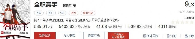 完结小说排行榜 起点完本小说总排行TOP10前五,神作经典,必读书单