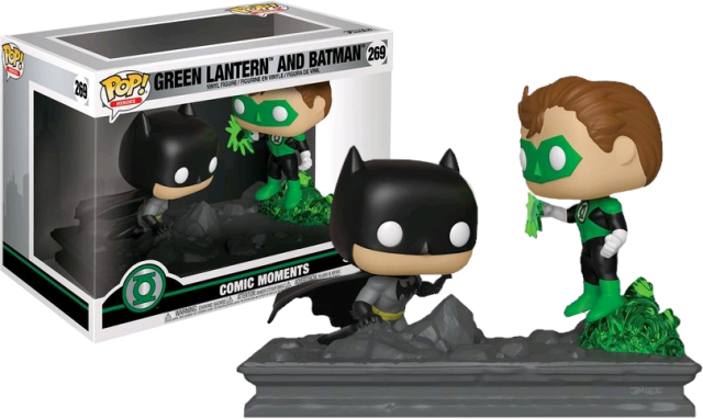 蝙蝠侠与绿光战警组合模型 哈尔乔登与布鲁斯是好朋友吗