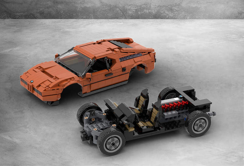 乐高积木版M1赛车模型 玩家设计乐高模型有望量产