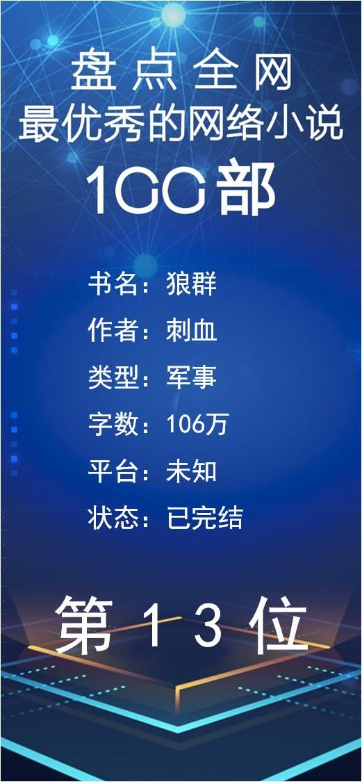 网络十大小说排行榜 盘点全网最优秀的100部网络小说——1~20名