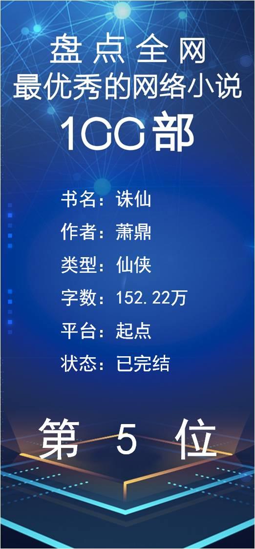 网络十大小说排行榜 盘点全网最优秀的100部网络小说——1~20名