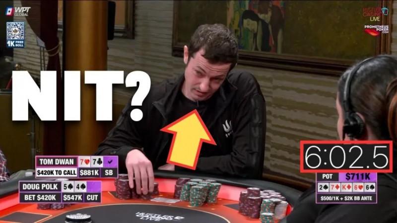 【EV扑克】Tom Dwan这手牌,是故意慢摊牌恶心Doug Polk吗?