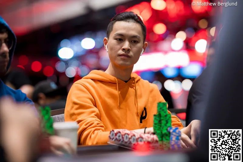 【EV扑克】2023WSOP | 主赛Day5战况惨烈，仅剩中国台湾帅小伙幸存，149人晋级Day6